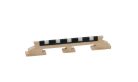 P-1212 Boston  bridge for banjo, maple, ebony+galalith saddle, for 5 string banjo, height: 1/2" (1,3 cm)