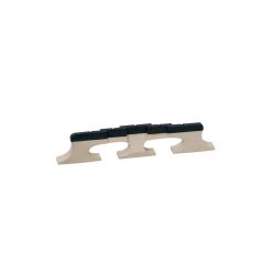   P-1512 Boston  bridge for banjo, maple, ebony compensated saddles, for 5 string banjo, height: 1/2" (1,3 cm)