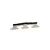 P-1512 Boston  bridge for banjo, maple, ebony compensated saddles, for 5 string banjo, height: 1/2" (1,3 cm)
