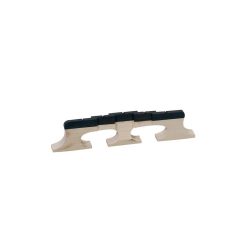   P-1558 Boston  bridge for banjo, maple, ebony compensated saddles, for 5 string banjo, height: 5/8" (1,6 cm)