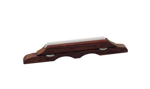 P-230-P Boston  bridge for guitar with tailpiece, rosewood, adjustable, plastic saddle