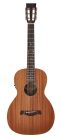 P-50-E Richwood Master Series handmade parlor guitar, solid mahogany & mahogany, satin finish, Fishman Isys+