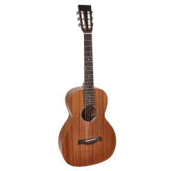   P-50 Richwood Master Series handmade parlor guitar, solid mahogany & mahogany, satin finish