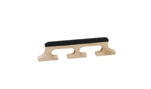 P-9458 Boston  bridge for banjo, maple, ebony saddle, for tenor banjo, height: 5/8" (1,6 cm)