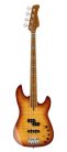 P10+ A4/TS Sire Basses P10 Series Marcus Miller alder with flamed maple top 4-string bass guitar, tobacco sunburst