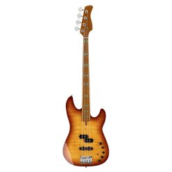   P10+ A4/TS Sire Basses P10 Series Marcus Miller alder with flamed maple top 4-string bass guitar, tobacco sunburst