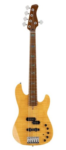 P10+ A5/NT Sire Basses P10 Series Marcus Miller alder with flamed maple top 5-string bass guitar, natural