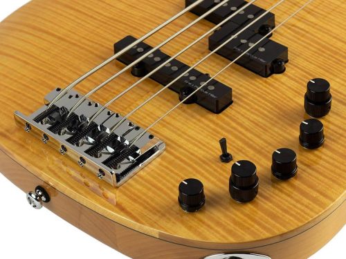 P10+ A5/NT Sire Basses P10 Series Marcus Miller alder with flamed maple top 5-string bass guitar, natural