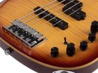 P10+ A5/TS Sire Basses P10 Series Marcus Miller alder with flamed maple top 5-string bass guitar, tobacco sunburst