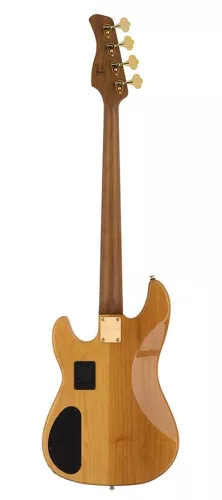 P10 DX4/NT Sire Basses P10 Series Marcus Miller swamp ash + flamed maple 4-string active bass guitar natural, with hard case