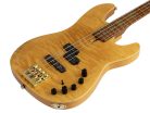 P10 DX4/NT Sire Basses P10 Series Marcus Miller swamp ash + flamed maple 4-string active bass guitar natural, with hard case