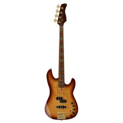   P10 DX4/TS Sire Basses P10 Series Marcus Miller swamp ash + flamed maple 4-string active bass guitar tobacco sunburst, with hard case