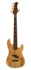 P10 DX5/NT Sire Basses P10 Series Marcus Miller swamp ash + flamed maple 5-string active bass guitar natural, with hard case