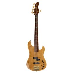   P10 DX5/NT Sire Basses P10 Series Marcus Miller swamp ash + flamed maple 5-string active bass guitar natural, with hard case