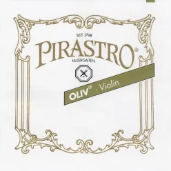   P210342 Pirastro Oliv violin string stiff D-3 medium (16 3/4), gut core, gold-aluminum, in tube
