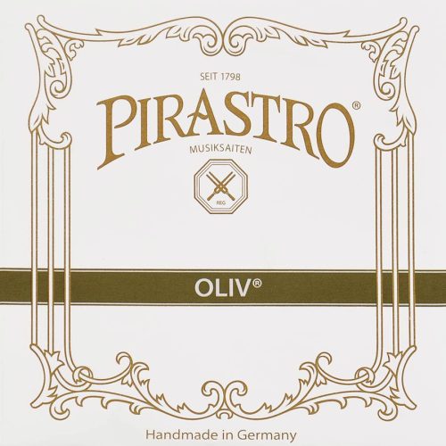 P211021 Pirastro Oliv violin string set medium, with E-ball end