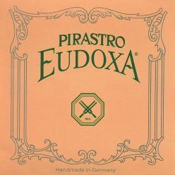   P214025 Pirastro Eudoxa violin string set medium, with E-loop end