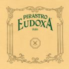 P214441 Pirastro Eudoxa violin string G-4 medium (15 3/4), gut core, silver