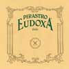 P214441 Pirastro Eudoxa violin string G-4 medium (15 3/4), gut core, silver