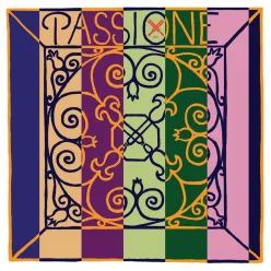   P219331 Pirastro Passione violin string D-3 soft (13 1/4), gut core, silver