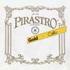 P235400 Pirastro Gold cello string C-4 gut core, silver