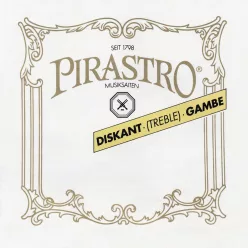  P254530 Pirastro Diskant Gambe treble-gamba string G-5 (17 3/4), gut core, silver