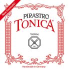 P312721 Pirastro Tonica violin string E-1 medium, ball end, silvery steel