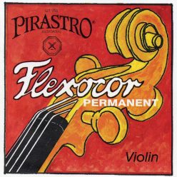   P316120 Pirastro Flexocor-Permanent violin string E-1 medium, ball end, steel