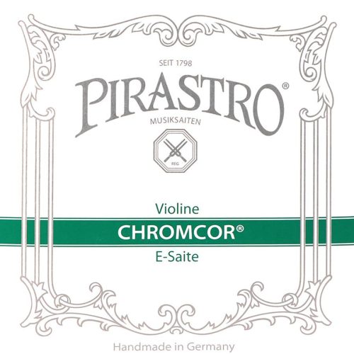 P319120 Pirastro Chromcor violin string E-1 medium, ball end, chrome steel