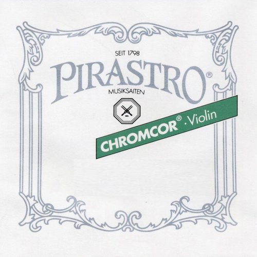 P319240 Pirastro Chromcor violin string A-2 3/4+1/2, medium, steel core, chrome steel