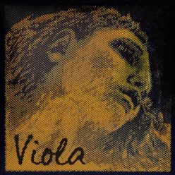   P323121 Pirastro Evah Pirazzi Gold viola string A-1 medium, steel core, chrome steel