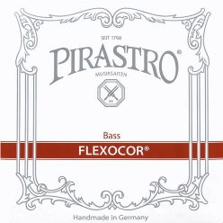   P341220 Pirastro Flexocor double bass string D-2 medium, rope core, chrome steel