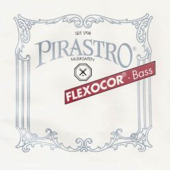   P341230 Pirastro Flexocor double bass string D-2 thick, rope core, chrome steel