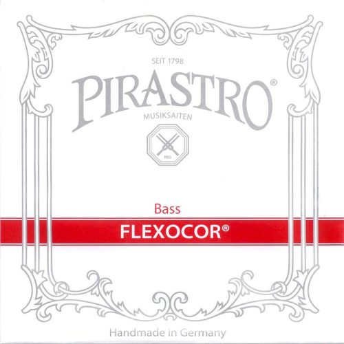 P341630 Pirastro Flexocor double bass string, E, 2.10m, rope core, chrome steel core, heavy