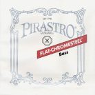 P342300 Pirastro Flat Chromesteel double bass string B-3 solo medium, rope core, chrome steel