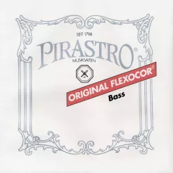   P346620 Pirastro Original Flexocor double bass string Ext. E-4 medium, rope core, chrome steel, extended 210m