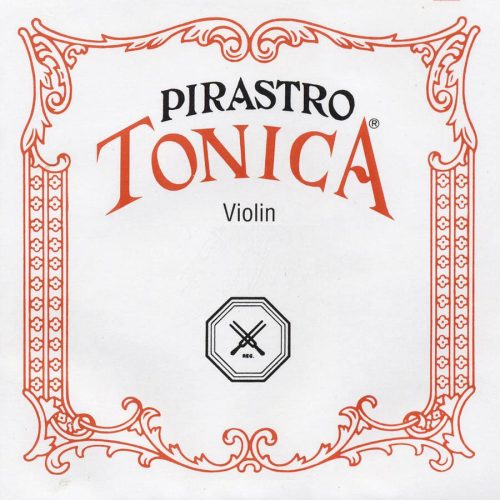 P412341 Pirastro Tonica violin string D-3 3/4+1/2, synthetic, silver