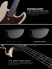 P5R A4/TS Sire Basses P5 Series Marcus Miller alder 4-string passive bass guitar tobacco sunburst