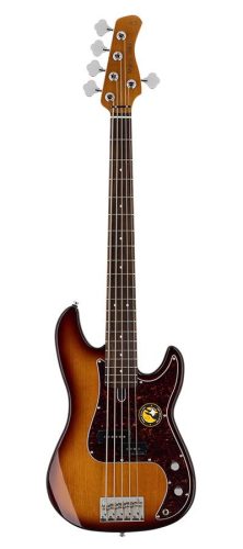 P5R A5/TS Sire Basses P5 Series Marcus Miller alder 5-string passive bass guitar tobacco sunburst