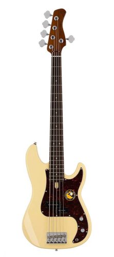 P5R A5/VWH Sire Basses P5 Series Marcus Miller alder 5-string passive bass guitar vintage white