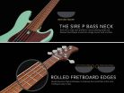 P5 A4/DRD Sire Basses P5 Series Marcus Miller alder 4-string passive bass guitar dakota red