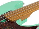 P5 A4F/MLG Sire Basses P5 Series Marcus Miller fretless alder 4-string passive bass guitar mild green