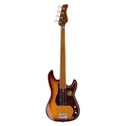   P5 A4F/TS Sire Basses P5 Series Marcus Miller fretless alder 4-string passive bass guitar tobacco sunburst