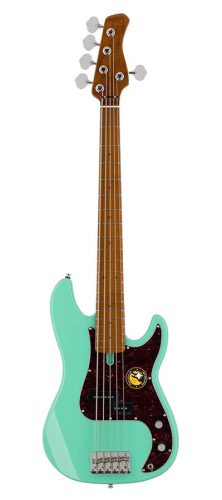 P5 A5/MLG Sire Basses P5 Series Marcus Miller alder 5-string passive bass guitar mild green