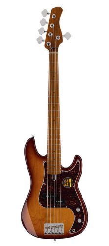 P5 A5/TS Sire Basses P5 Series Marcus Miller alder 5-string passive bass guitar tobacco sunburst