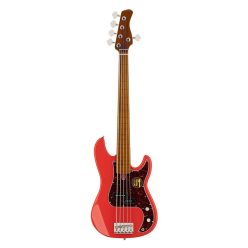   P5 A5F/DRD Sire Basses P5 Series Marcus Miller fretless alder 5-string passive bass guitar dakota red