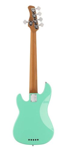 P5 A5F/MLG Sire Basses P5 Series Marcus Miller fretless alder 5-string passive bass guitar mild green