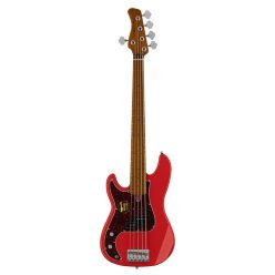   P5 A5L/DRD Sire Basses P5 Series Marcus Miller lefty alder 5-string passive bass guitar dakota red