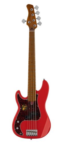 P5 A5L/DRD Sire Basses P5 Series Marcus Miller lefty alder 5-string passive bass guitar dakota red