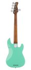 P5 A5L/MLG Sire Basses P5 Series Marcus Miller lefty alder 5-string passive bass guitar mild green